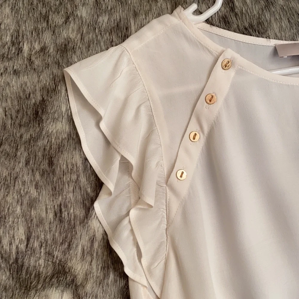 Loft Ruffle Sleeve Blouse - Large - Picture 11 of 13